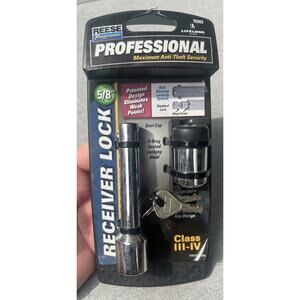 Reese Towpower 5/8 Trailer Professional Hitch Towing Receiver Lock #70303